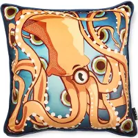 Moooi Sierkussenhoes Umbrella Squid Blue (50 x 50 cm)