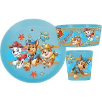 Koziol Bio Circulair Set Beker Schaal en Bord Paw Patrol - Blauw