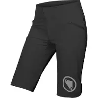 Endura SingleTrack Women's Skinless Short Zwart || Maat: M