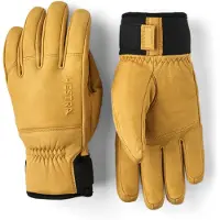 Hestra Omni Leer Ski- en snowboardhandschoenen heren Middenbruin 7