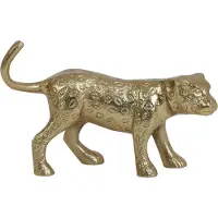 Countryfield panter beeldje goud