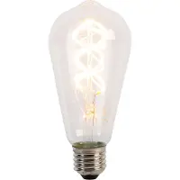 LUEDD E27 LED lamp spiraal filament ST64 5W 400 lm 2200K