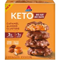 Atkins | Keto | Caramel Almond Clusters | 8 x 26g