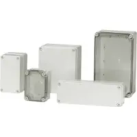 Fibox PC B 85 G Installatiebehuizing 110 x 80 x 85 Polycarbonaat Grijs-wit (RAL 7035) 1 stuk(s)
