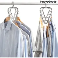 InnovaGoods ORGANIZERSET VOOR KLEERHANGERS ORZER 2 STUKS - Organizer kleding - Organizer kledingkast hang vakken - Organizer kast