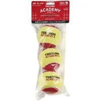 Tretorn ACADEMY RED FELT - Tennisballen - Stage 3 - 3 stuks - Geel/Rood