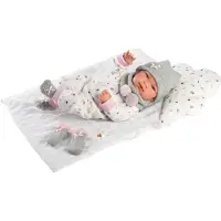 Llorens pop Tina met wolk kleed - 43 cm