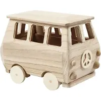 Creativ Company Minibus, afm 17x10x13 cm, 1 stuk, grenen, Keizerin boom