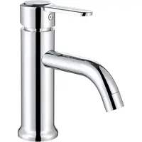 Inspire Badkamer Kraan Zilver inclusief aansluitingen - Wastafel kraan - RVS - Zilver