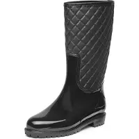 Gevavi Regenlaars Women Mary PVC Zwart-Schoenmaat 41