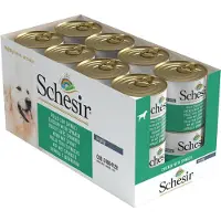 Schesir 16x Hondenvoer Kip Spinazie In Gelei 285 Gr