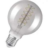 Ledvance LED lamp E27 | Globe G95 | Vintage 1906 Spiral | Smoke | 1800K | Dimbaar | 7.8W (30W)