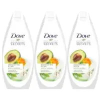 Dove Douchegel Women – Invigorating Ritual Avocado - Voordeelverpakking 3 x 500 ml