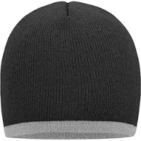Myrtle beach 'Contrasting Border Beanie' Grijs/Lichtgrijs