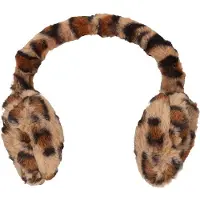 Sarlini - Oorwarmers - Dames - Panterprint - Imitatiebont - Polyester - bruin