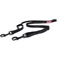 EzyDog Soft Touch Coupler Hondenriem - Looplijn hond - 35-60cm - Zwart