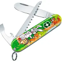 Victorinox My First Junior Zakmes - Rabbit Editie - 9 Functies - met Nekkoord en Kleurboek