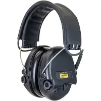 Sordin Supreme Pro-X oorbeschermers, Hear2, Leather band, zwart
