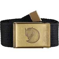 Fjällräven Canvas Brass Belt 4 cm Riemen | Maat One Size Unisex Zwart