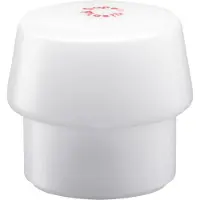 HALDER Kunststofhamerkop | hoofd-d. 50 mm | superplastic wit middelhard | 1 stuk - 3207.050 3207.050