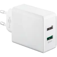 Goobay USB snellader oplader - 2x