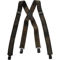 Deerhunter - Logo Braces With Clips - Bretels 120 cm, zwart