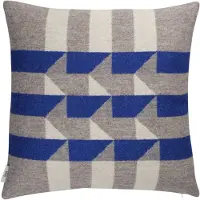 Røros Tweed Kvam kussen 50x50 cm Blue