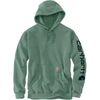 Carhartt Logo, hoodie ,lichtgrijs/zwart ,XL