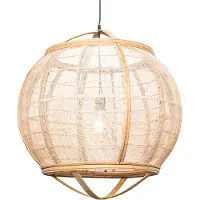 QAZQA Oosterse hanglamp bruin 58 cm - Pascal