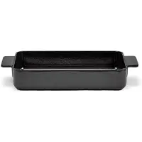 Serax - Sergio Herman - Surface - Ovenschaal L - Zwart - L 38,5cm - 4,85kg