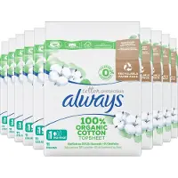 Always 10x Maandverband Bio Cotton Protection Ultra Normal Met Vleugels 11 Stuks