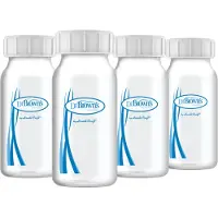 Dr. Brown's Borstvoeding Bewaarflesjes - 120 ml - Smalle halsfles - 4 stuks