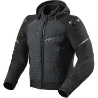 REV'IT! Revit Iridium H2O motortextiljas, zwart, maat S