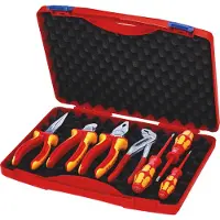 Knipex 00 21 15 VDE Gereedschapsset In koffer 7-delig