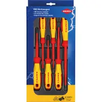 Knipex Schroevendraaierset VDE 6-delig Plat, Kruiskop Phillips