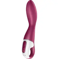 Satisfyer Heated Thrill - App-gestuurde verwarmde vibrator (rood)