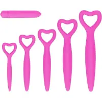 Ouch! Hoogwaardige Siliconen vaginale dilatorset - Roze