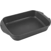 HorecaTraders Braadslede | Anti-aanbak | Gegoten aluminium | 1.12 kg | 22 x 30 x 7 cm
