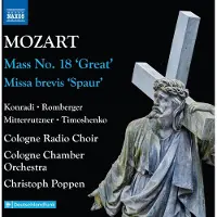 OUTHERE Katharina Konradi, Martin Mitterrutzner, Mikhail Timoshenko, WDR Rundfunkchor Köln, Kölner Kammerorchester, Christoph Poppen - Complete Masses, Vol. 2 : Mass No. 18 'Great' (CD)