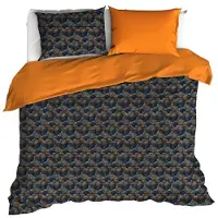 De Witte Lietaer Dekbedovertrek Storm Caramel Satijn-260 x 200 / 220 / 240 cm | Extra Breed