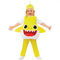 Amscan Baby Shark Kostuum Peuter Geel