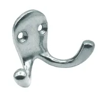 S&B Handdoekhaak dubbel - Chroom - H-7563.3
