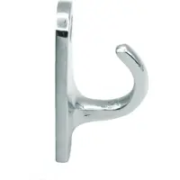 S&B Handdoekhaak Enkel rechthoekig - Chroom - 594000.6