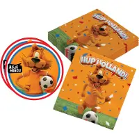 Paper Dreams Loeki de Leeuw - 24x bierviltjes - 40x servetten - Hup Holland - Oranje