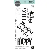 SIZZIX Clear stamps sunnyside 7-