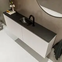 Mondiaz ture 120 cm toiletmeubel linen. Eden wastafel urban midden 1 kraangat