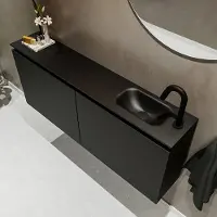 Mondiaz ture 120 cm toiletmeubel urban. Eden wastafel urban rechts 1 kraangat