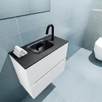 Mondiaz ADA 60cm toiletmeubel talc. LEX wastafel urban midden 1 kraangat