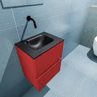 Mondiaz ada 40 cm toiletmeubel fire. Lex wastafel urban midden zonder kraangat