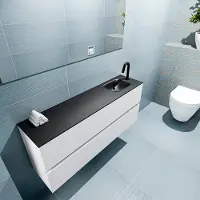 Mondiaz ada 120 cm toiletmeubel talc. Lex wastafel urban rechts 1 kraangat